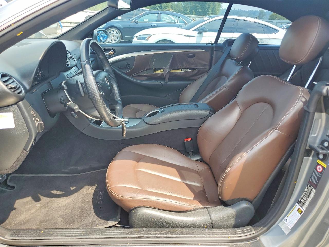 2009 Mercedes-benz Clk 350 Silver vin: WDBTJ56H59F264926