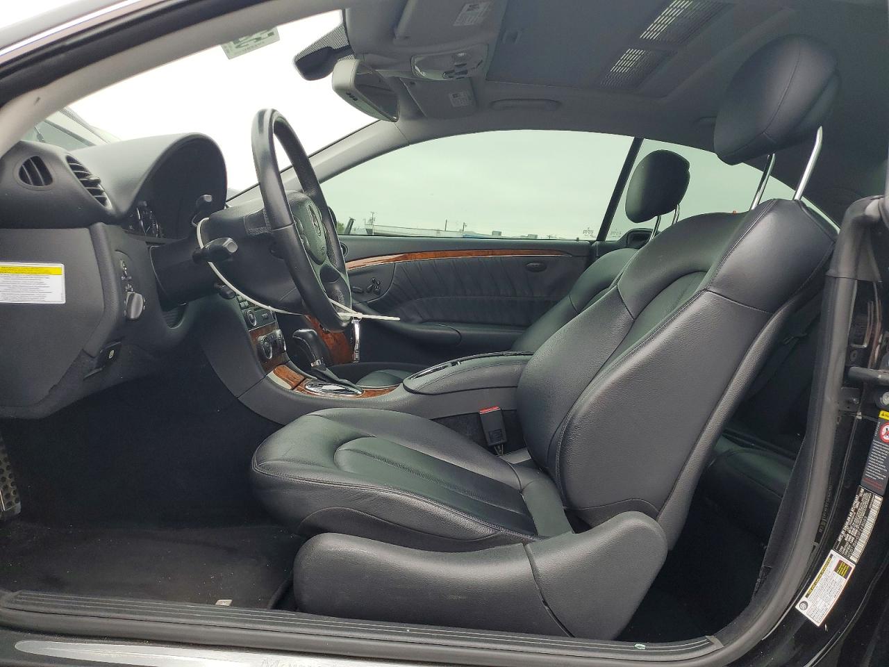 2009 Mercedes-benz Clk 350 Black vin: WDBTJ56H59F268085
