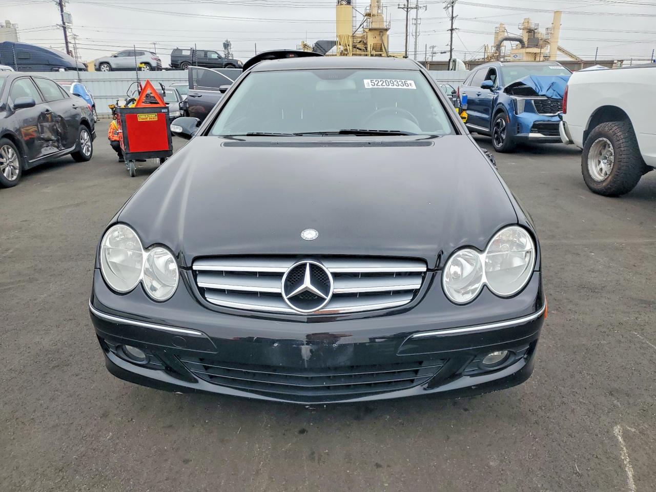 2009 Mercedes-benz Clk 350 Black vin: WDBTJ56H59F268085