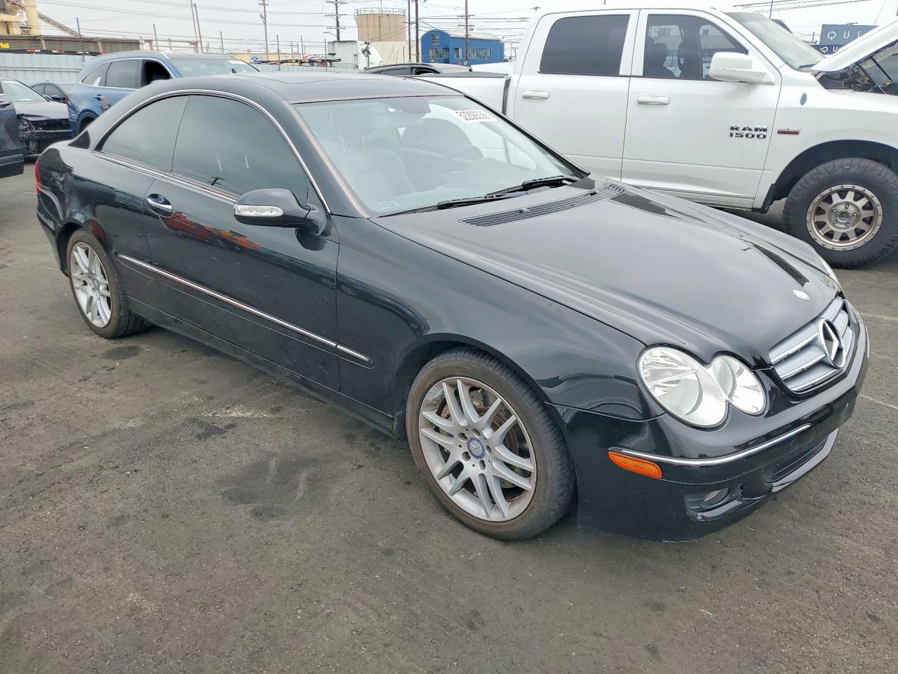 2009 Mercedes-benz Clk 350 Black vin: WDBTJ56H59F268085