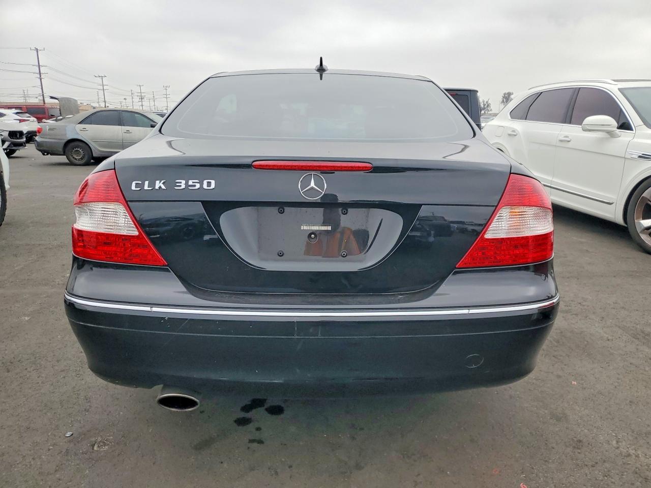 2009 Mercedes-benz Clk 350 Black vin: WDBTJ56H59F268085