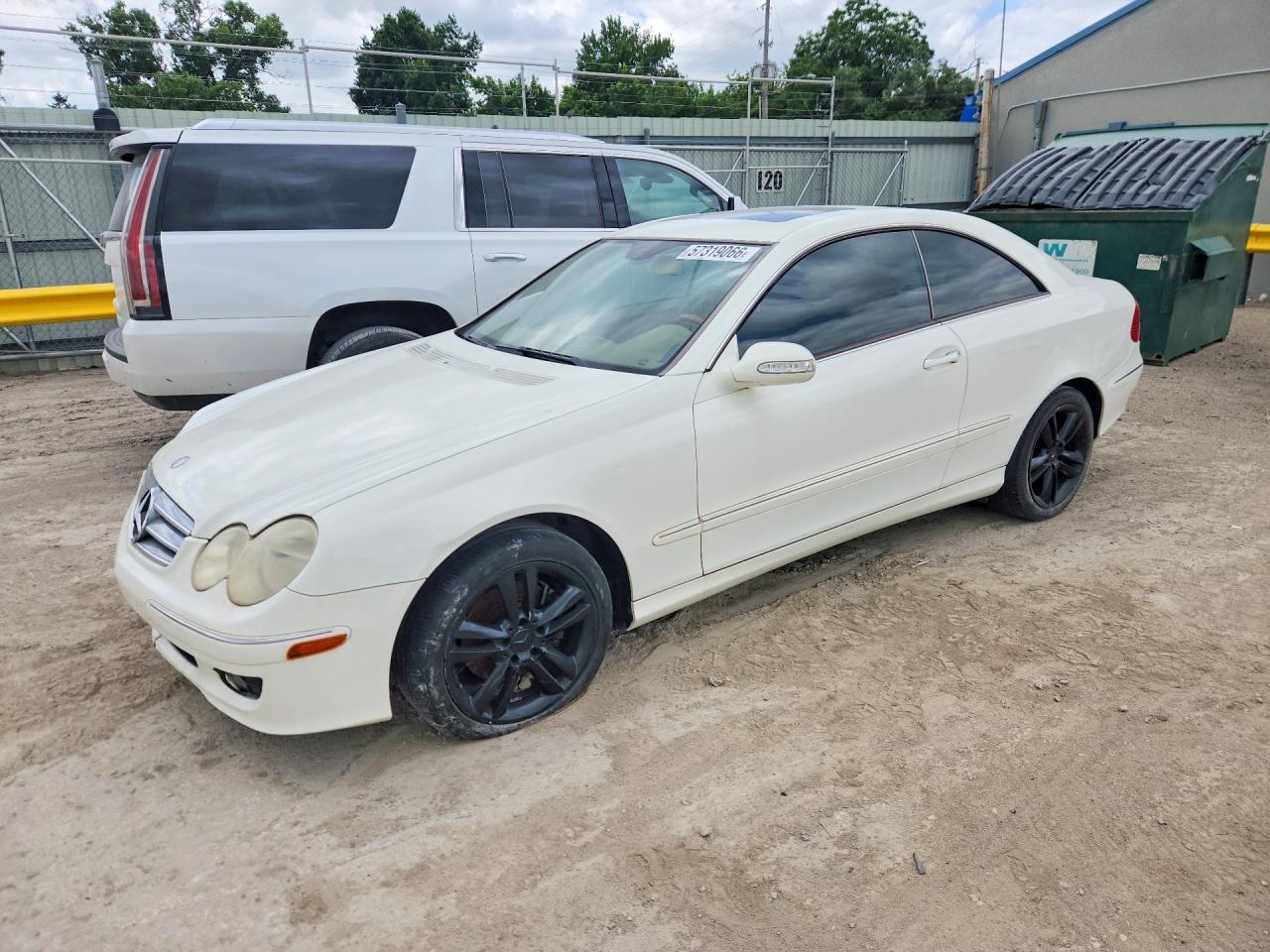 2006 Mercedes-benz Clk 350 Белый vin: WDBTJ56H66F193215