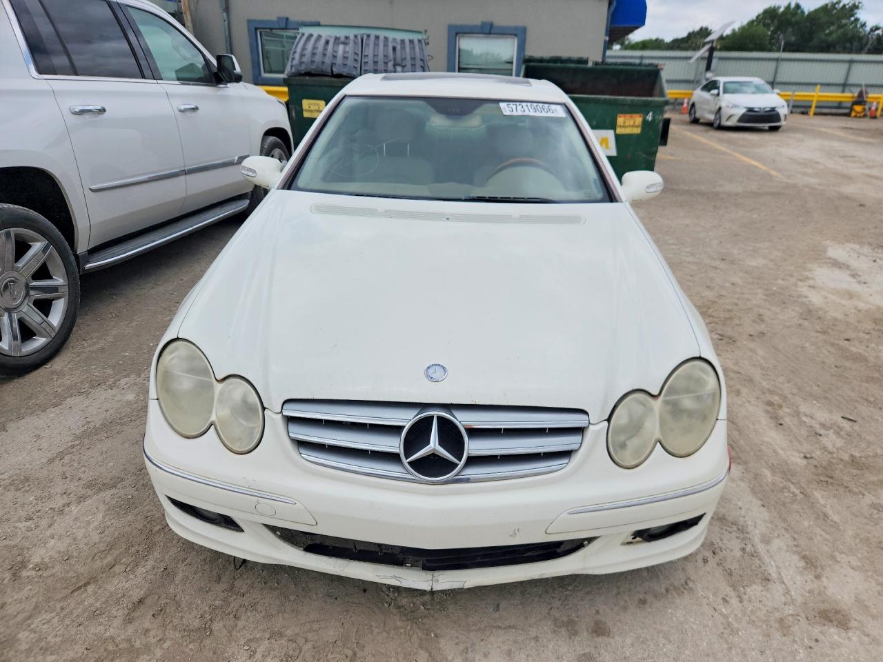 2006 Mercedes-benz Clk 350 Белый vin: WDBTJ56H66F193215
