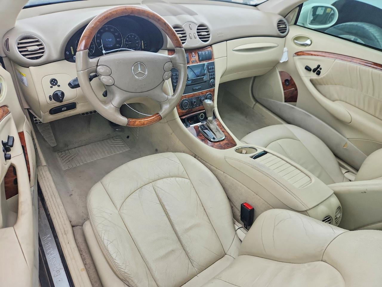 2006 Mercedes-benz Clk 350 Белый vin: WDBTJ56H66F193215