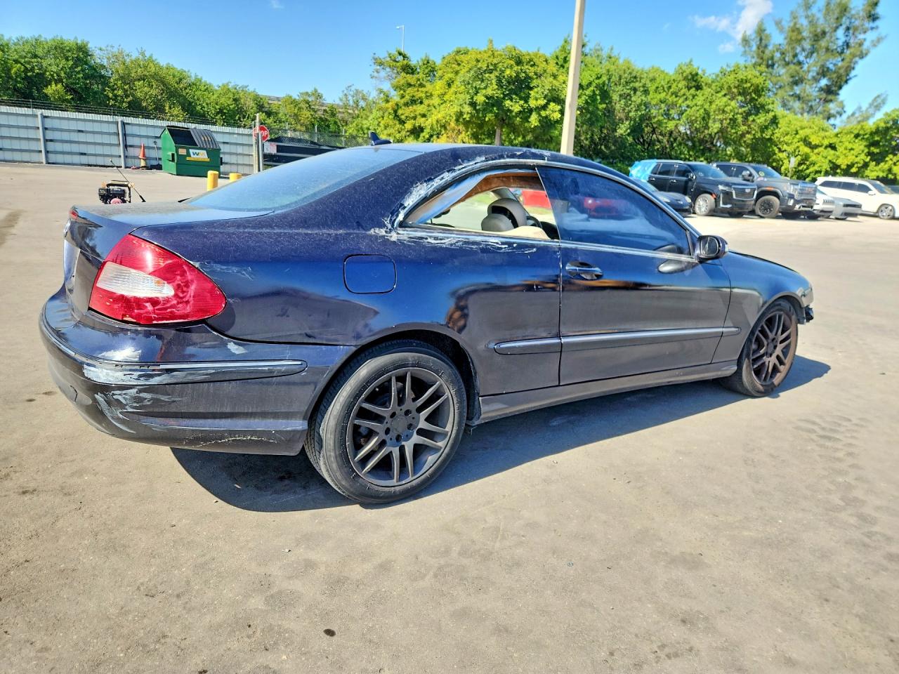 2008 Mercedes-benz Clk 350 Синий vin: WDBTJ56H68F244537