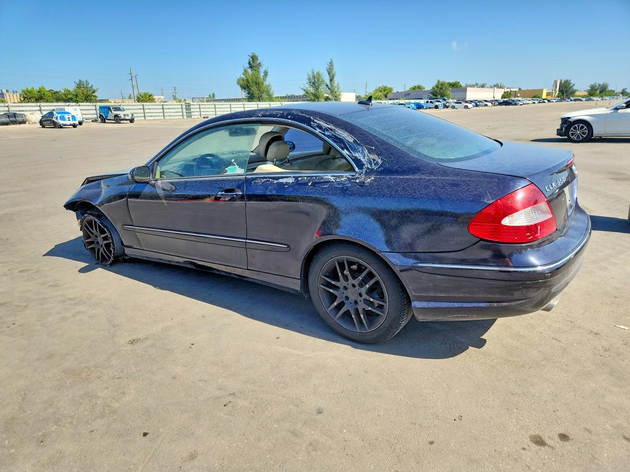 2008 Mercedes-benz Clk 350 Синий vin: WDBTJ56H68F244537