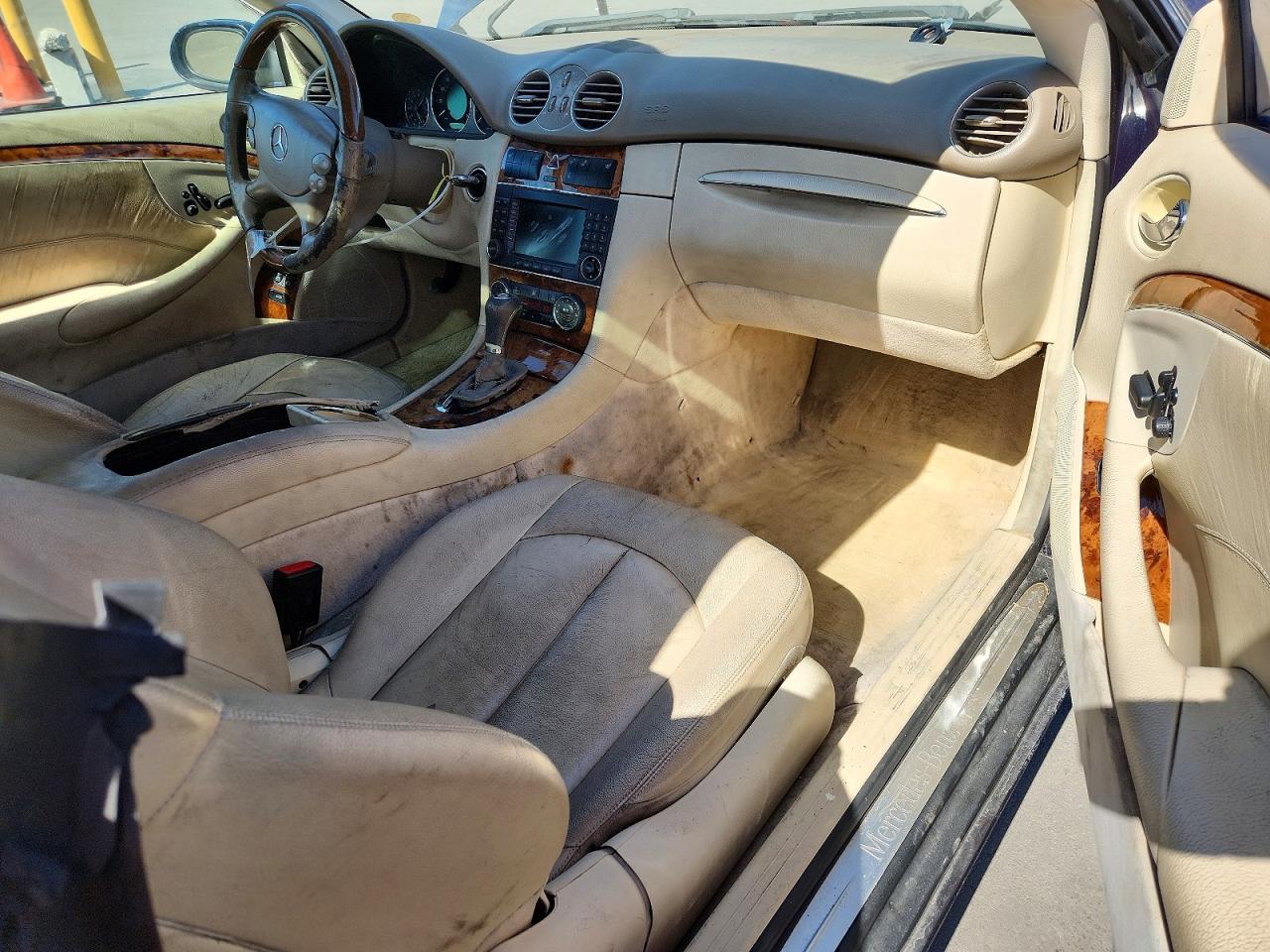 2008 Mercedes-benz Clk 350 Синий vin: WDBTJ56H68F244537