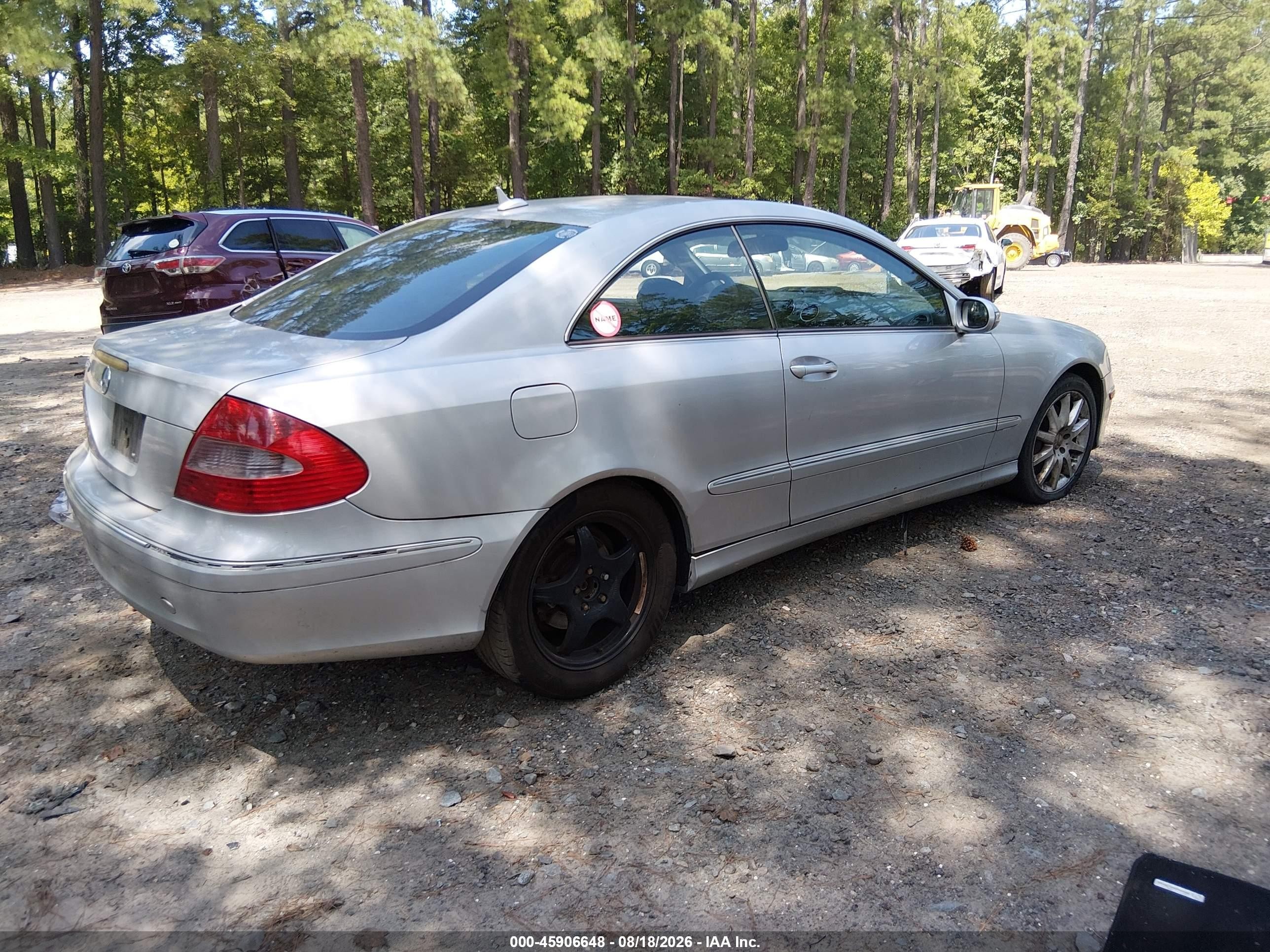 2007 Mercedes-benz Clk 350   Silver vin: WDBTJ56H77F227633
