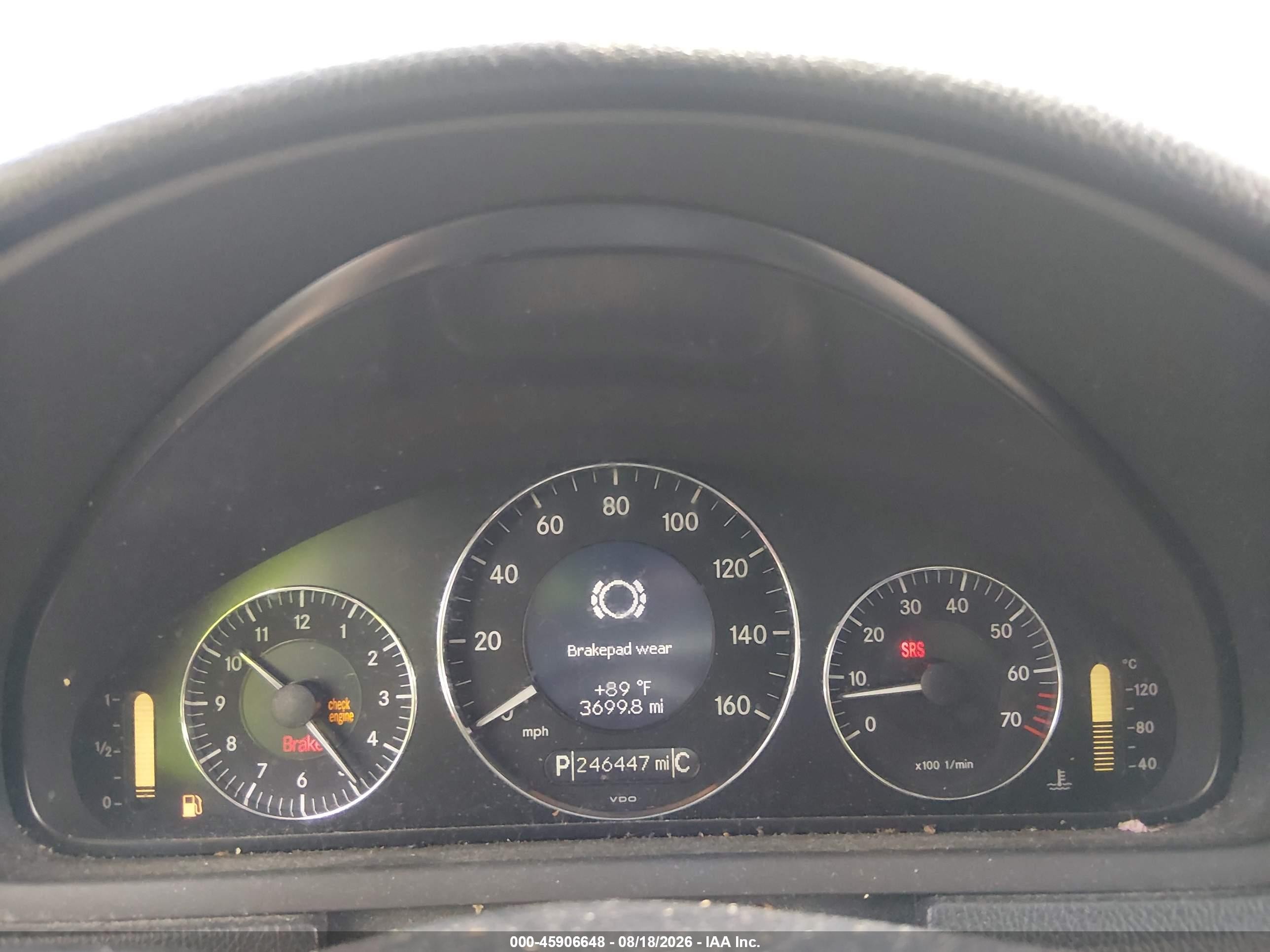 2007 Mercedes-benz Clk 350   Silver vin: WDBTJ56H77F227633
