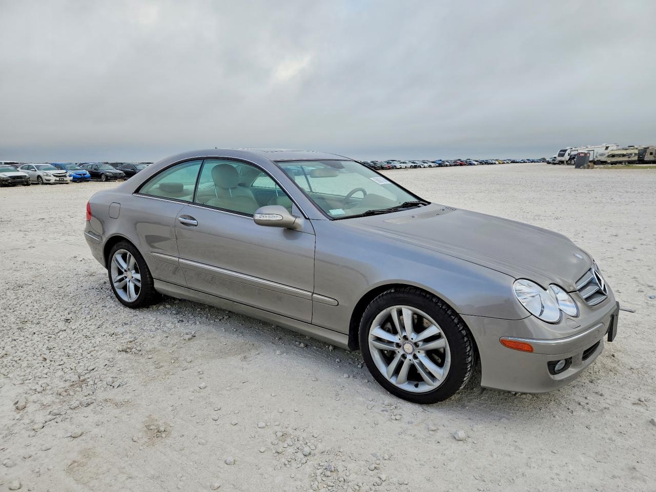2008 Mercedes-benz Clk 350 Gray vin: WDBTJ56H88F254034