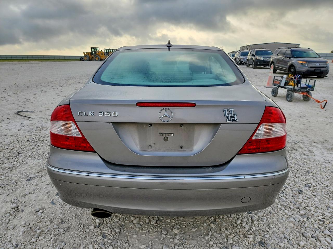 2008 Mercedes-benz Clk 350 Gray vin: WDBTJ56H88F254034