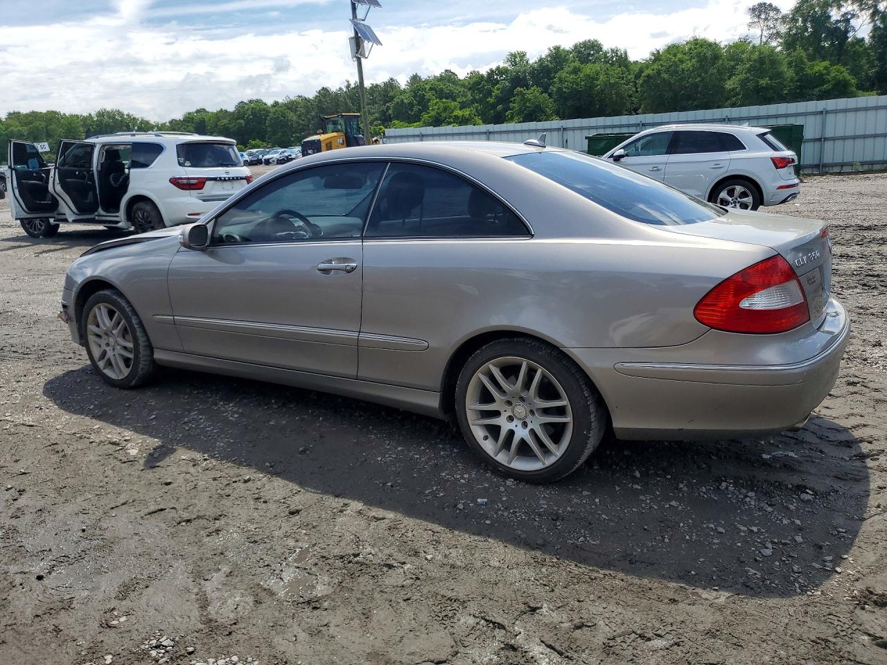 2009 Mercedes-benz Clk 350 Beige vin: WDBTJ56H89F265875