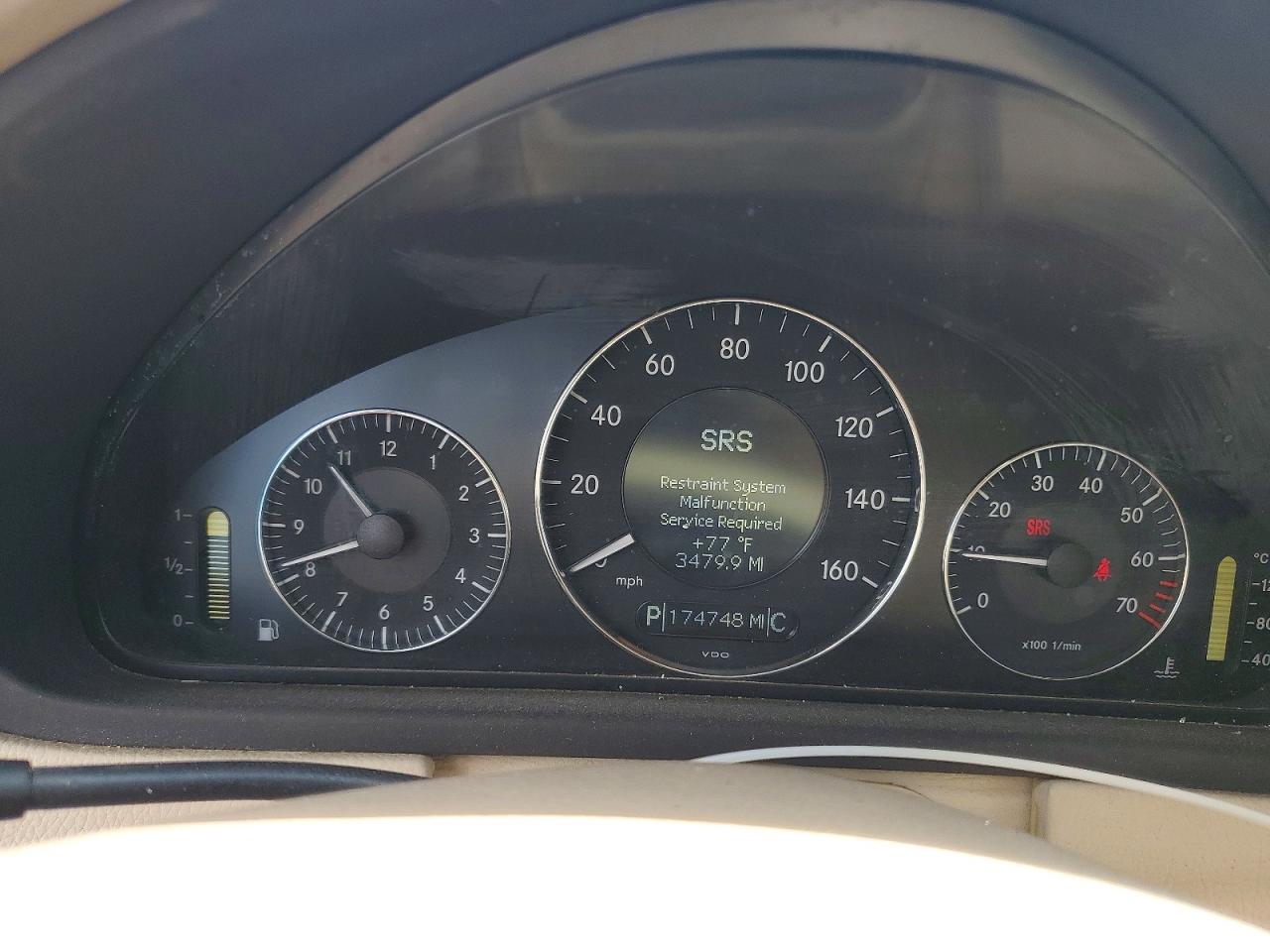 2009 Mercedes-benz Clk 350 Beige vin: WDBTJ56H89F265875