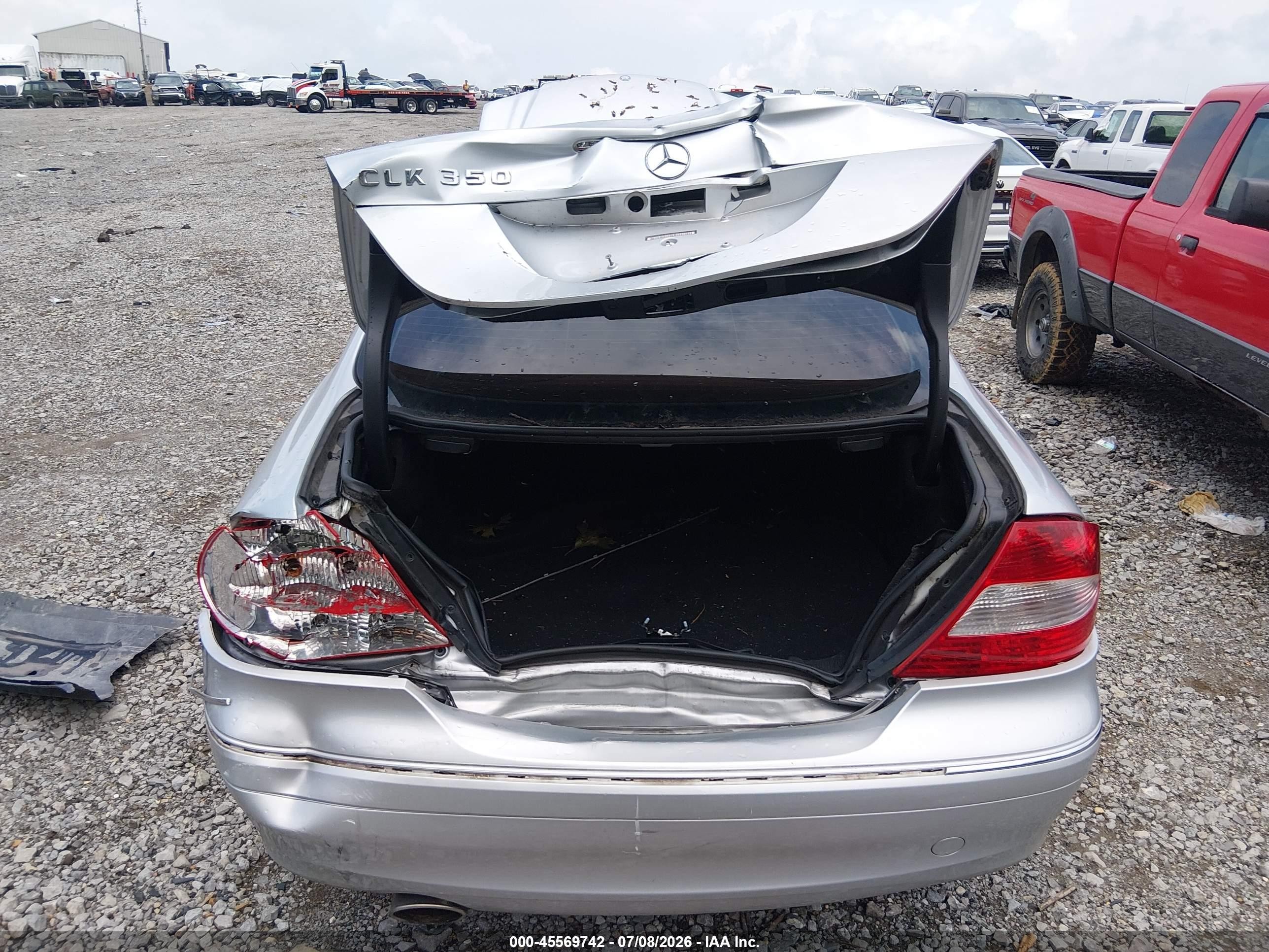 2007 Mercedes-benz Clk 350 Черный vin: WDBTJ56H97F229948