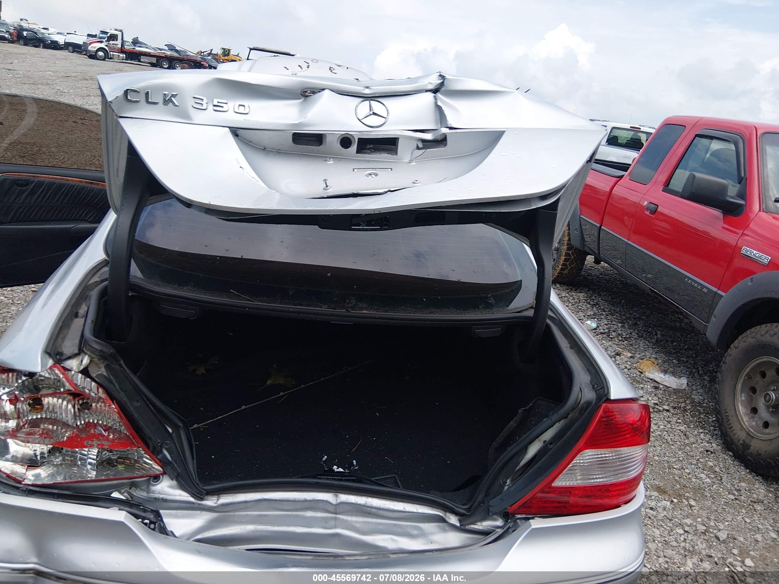 2007 Mercedes-benz Clk 350 Черный vin: WDBTJ56H97F229948
