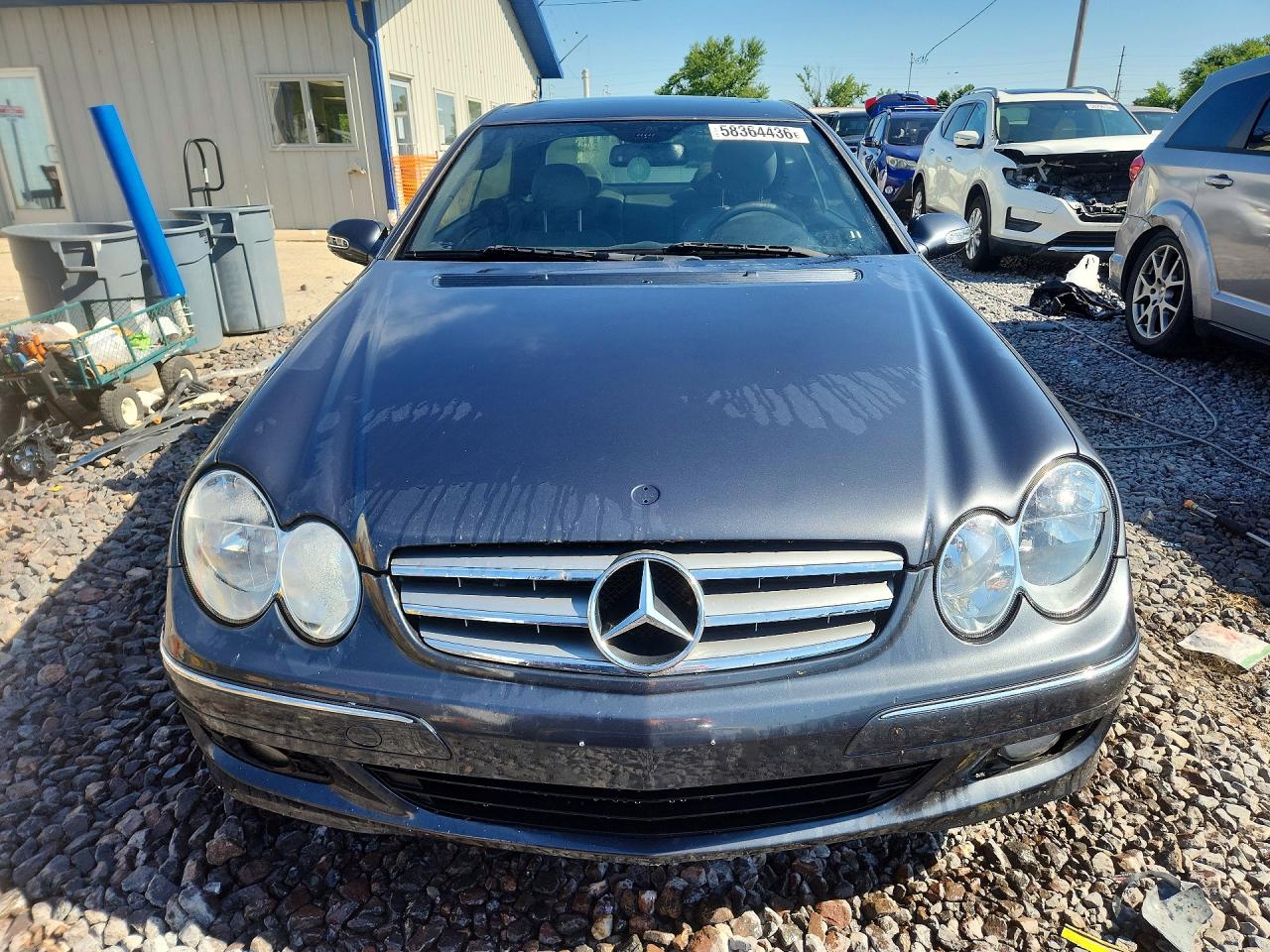 2008 Mercedes-benz Clk 350 Charcoal vin: WDBTJ56H98F238201