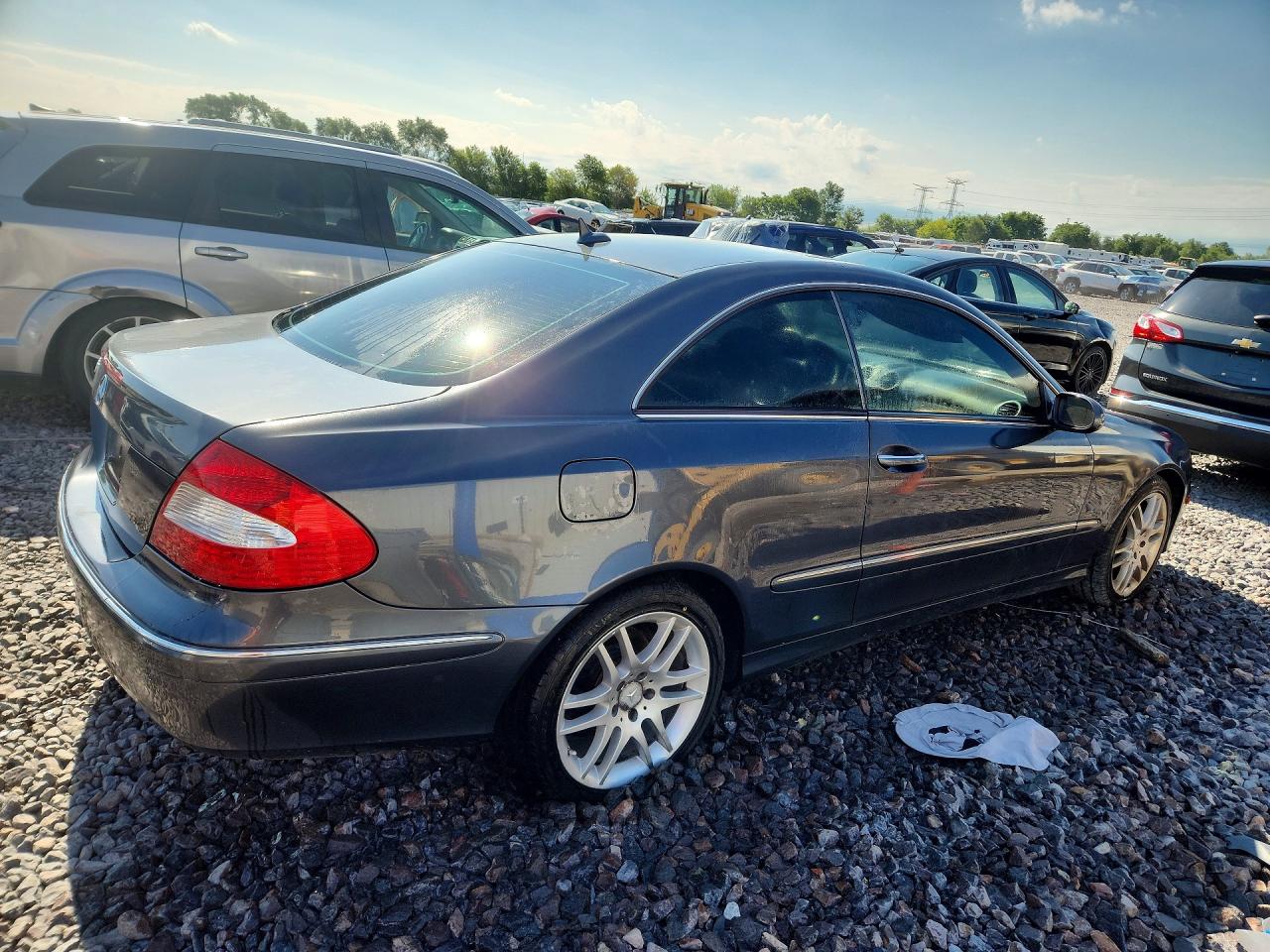 2008 Mercedes-benz Clk 350 Charcoal vin: WDBTJ56H98F238201