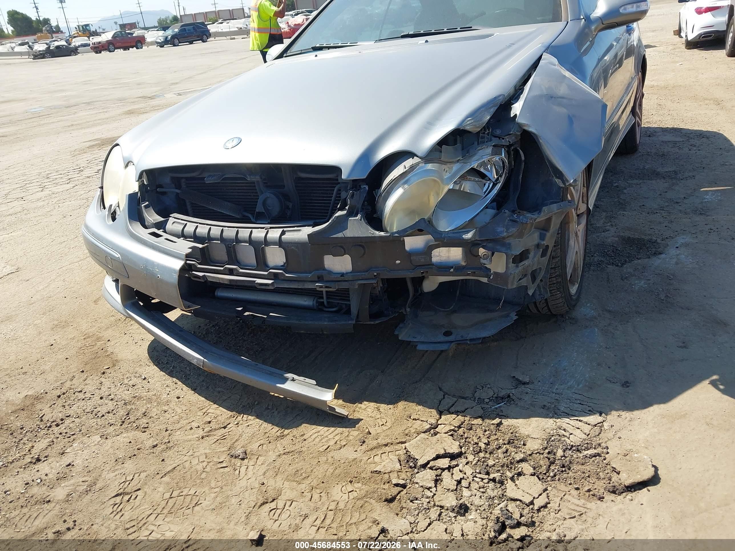 2009 Mercedes-benz Clk 350   Silver vin: WDBTJ56H99F263522