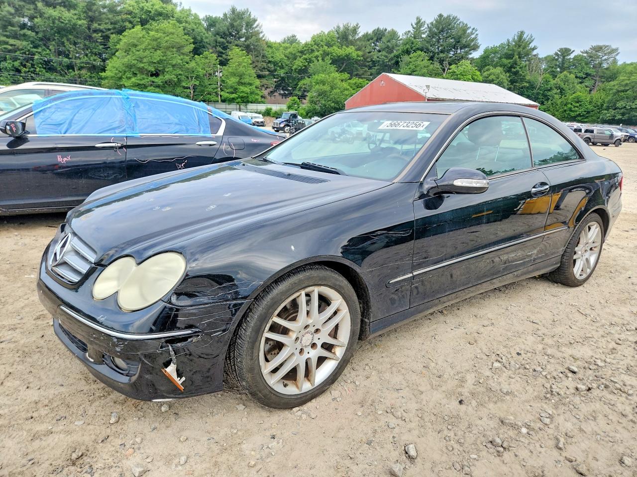2009 Mercedes-benz Clk 350 Black vin: WDBTJ56H99F266579