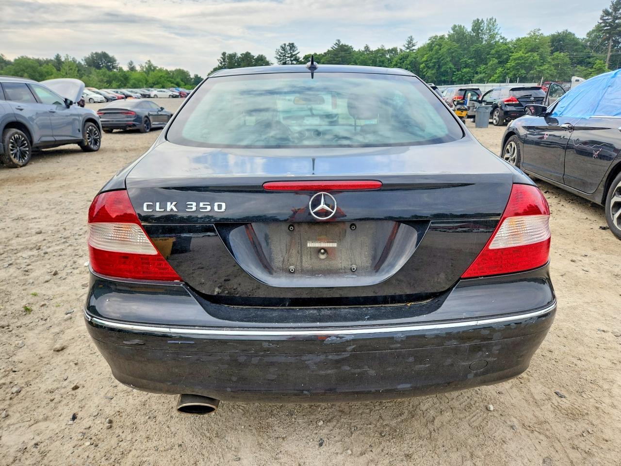 2009 Mercedes-benz Clk 350 Black vin: WDBTJ56H99F266579