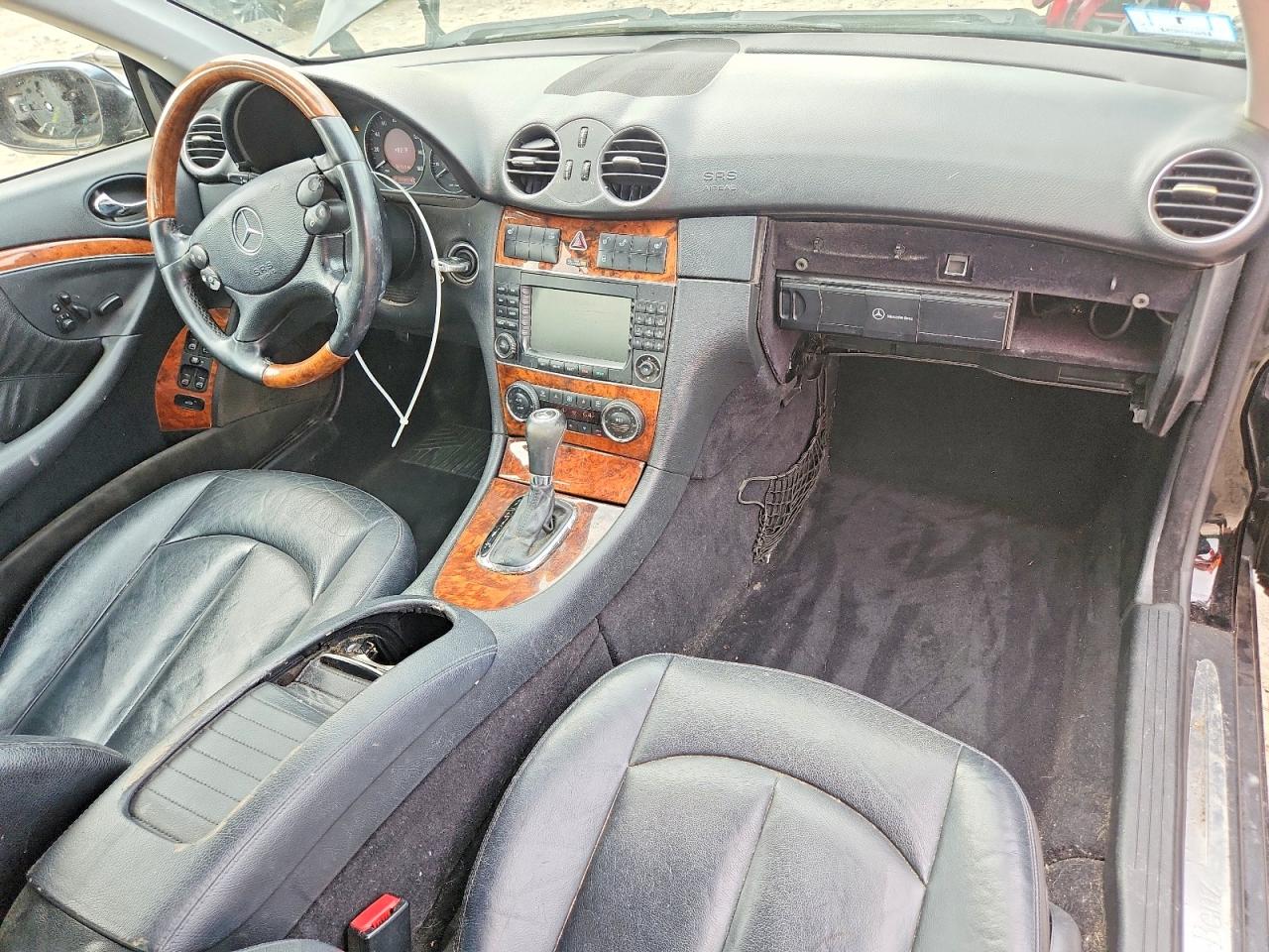 2009 Mercedes-benz Clk 350 Black vin: WDBTJ56H99F266579