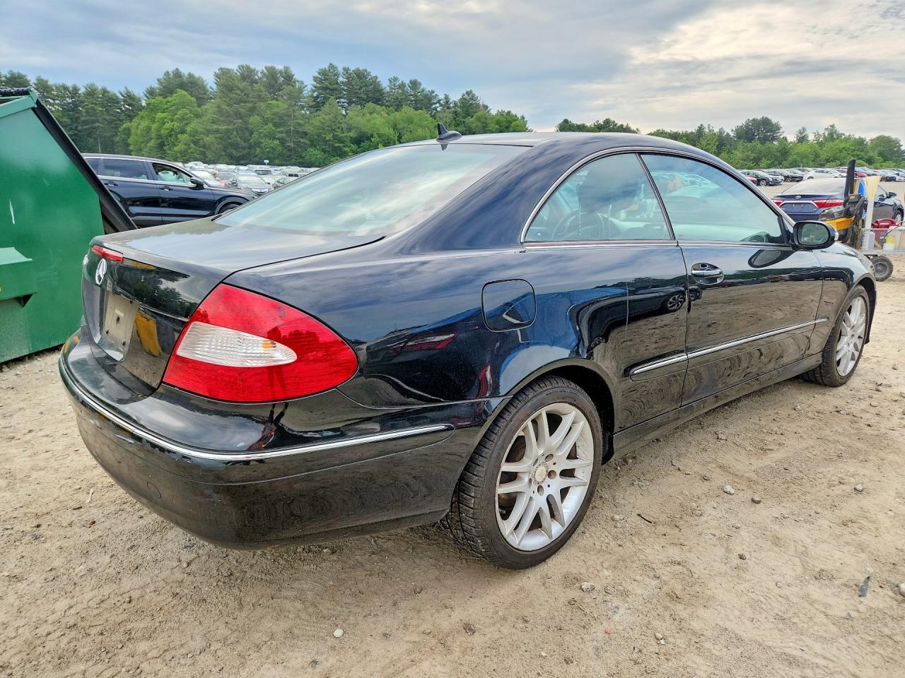 2009 Mercedes-benz Clk 350 Black vin: WDBTJ56H99F266579