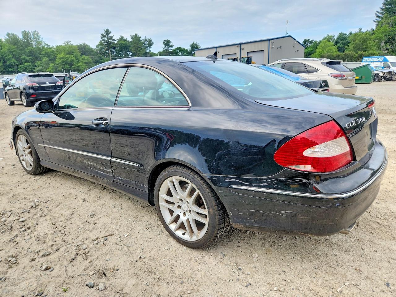 2009 Mercedes-benz Clk 350 Black vin: WDBTJ56H99F266579