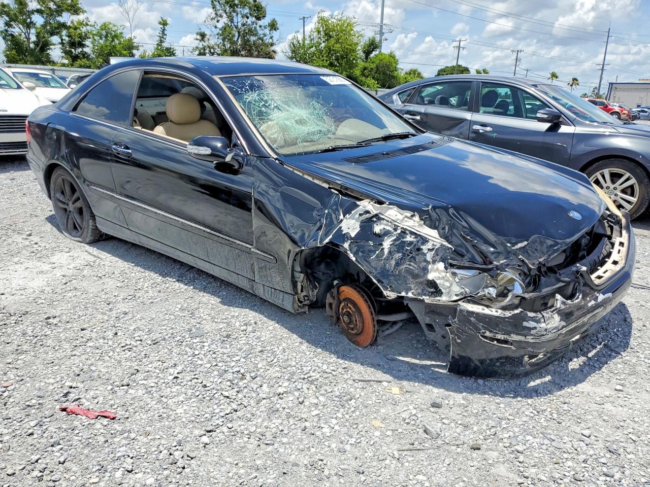 2006 Mercedes-benz Clk 350 Черный vin: WDBTJ56HX6F199115