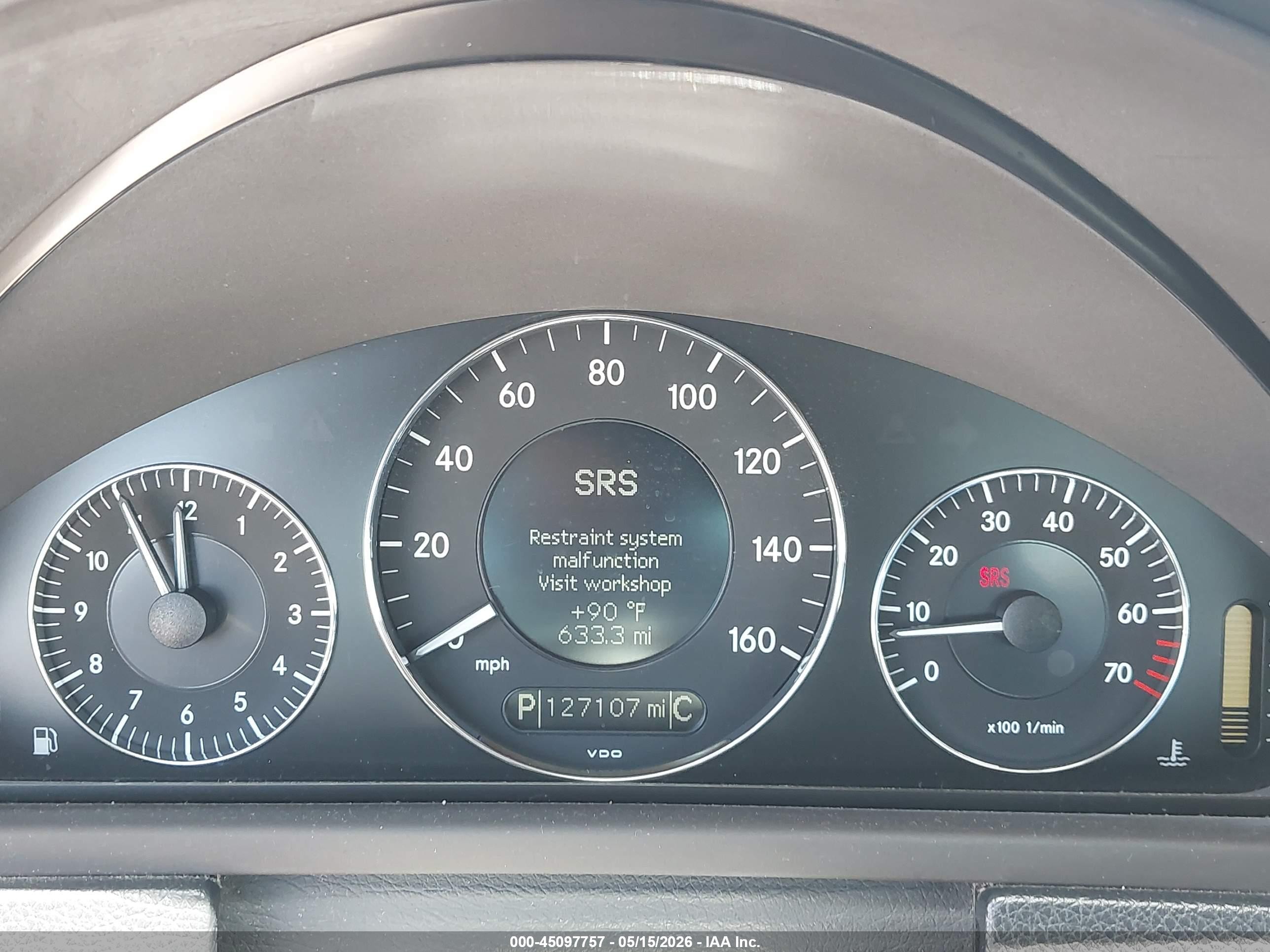 2007 Mercedes-benz Clk 350   Silver vin: WDBTJ56HX7F219767