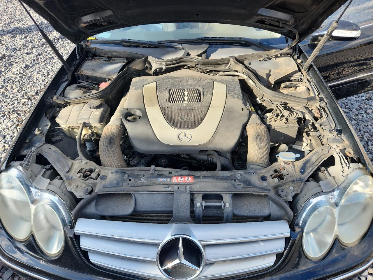 2007 Mercedes-benz Clk 350 Black vin: WDBTJ56HX7F231174