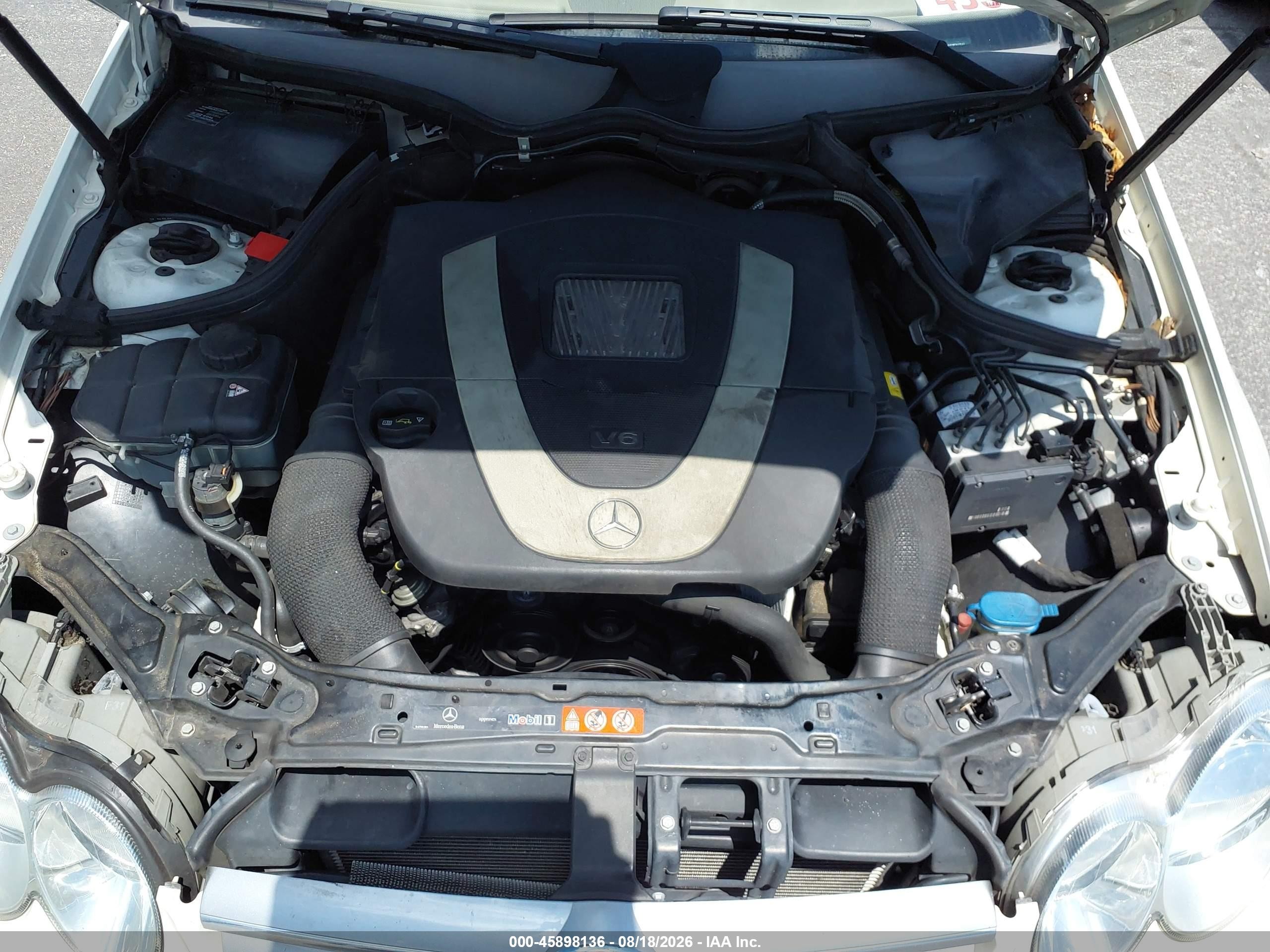 2009 Mercedes-benz Clk 350   White vin: WDBTJ56HX9F265246