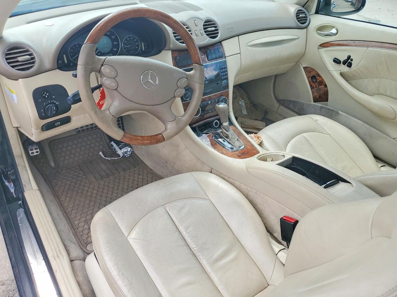 2009 Mercedes-benz Clk 350 Black vin: WDBTJ56HX9F268308