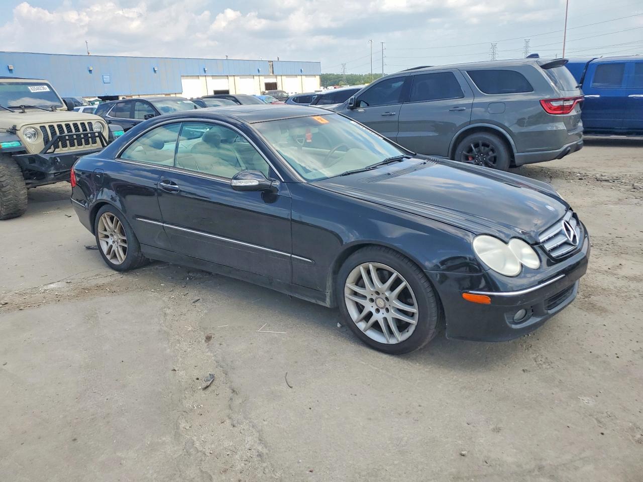 2009 Mercedes-benz Clk 350 Black vin: WDBTJ56HX9F268308