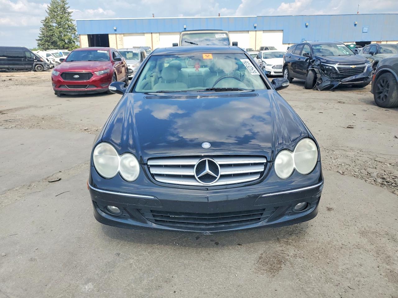 2009 Mercedes-benz Clk 350 Black vin: WDBTJ56HX9F268308