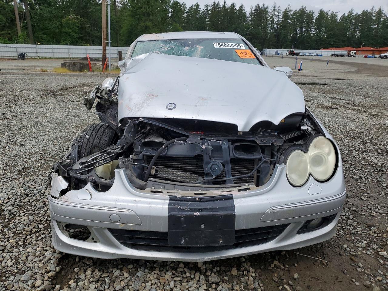 2006 Mercedes-benz Clk 350 Silver vin: WDBTJ56J06F171102