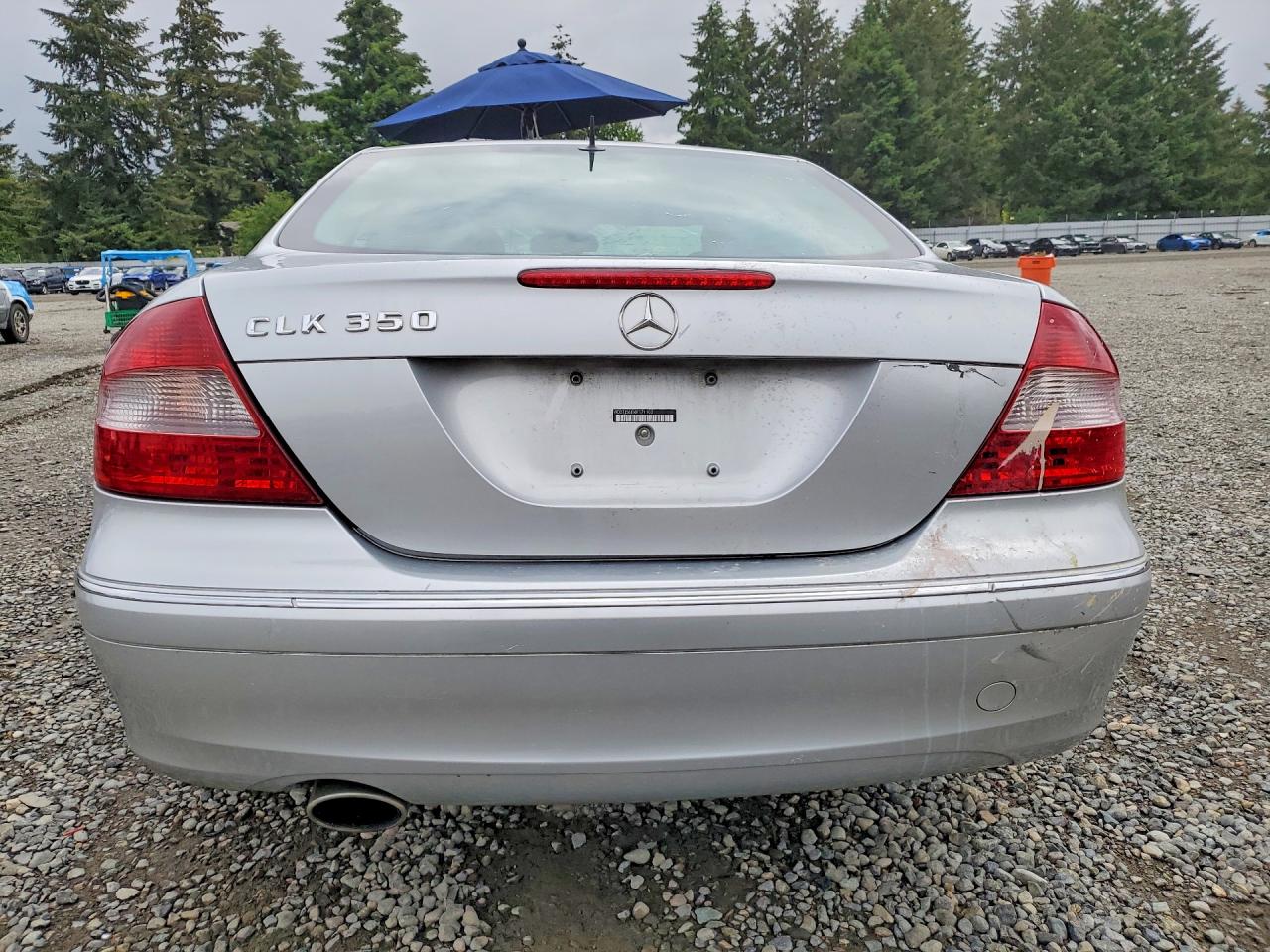 2006 Mercedes-benz Clk 350 Silver vin: WDBTJ56J06F171102