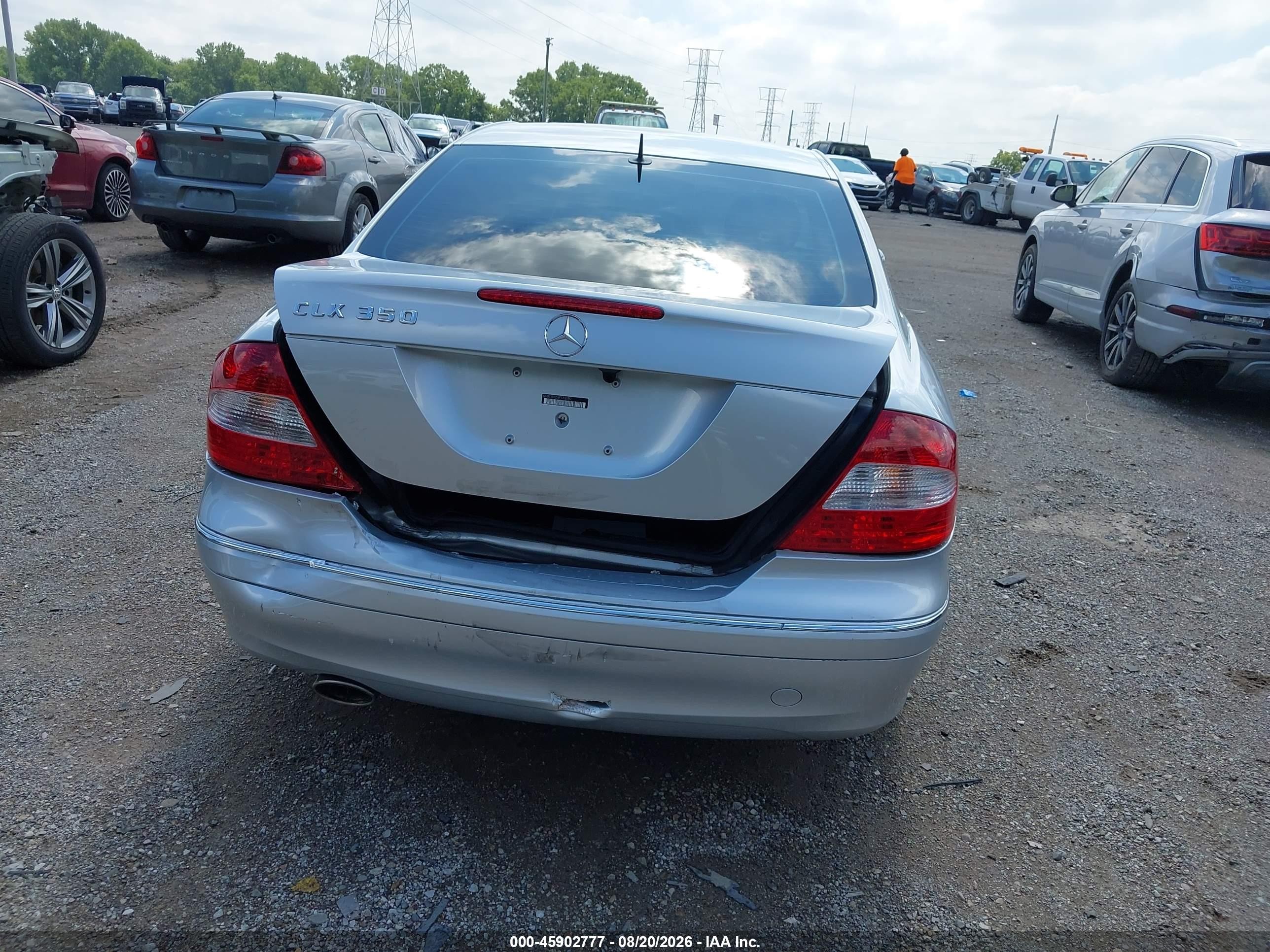 2006 Mercedes-benz Clk 350   Silver vin: WDBTJ56J56F173590