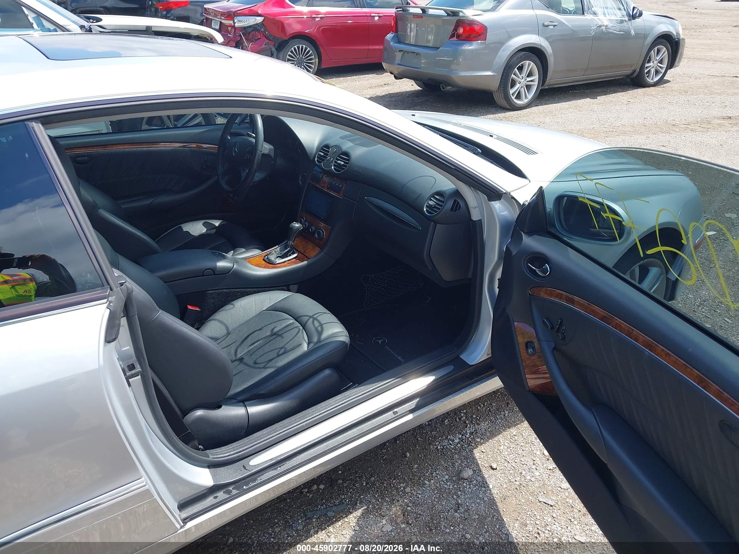 2006 Mercedes-benz Clk 350   Silver vin: WDBTJ56J56F173590