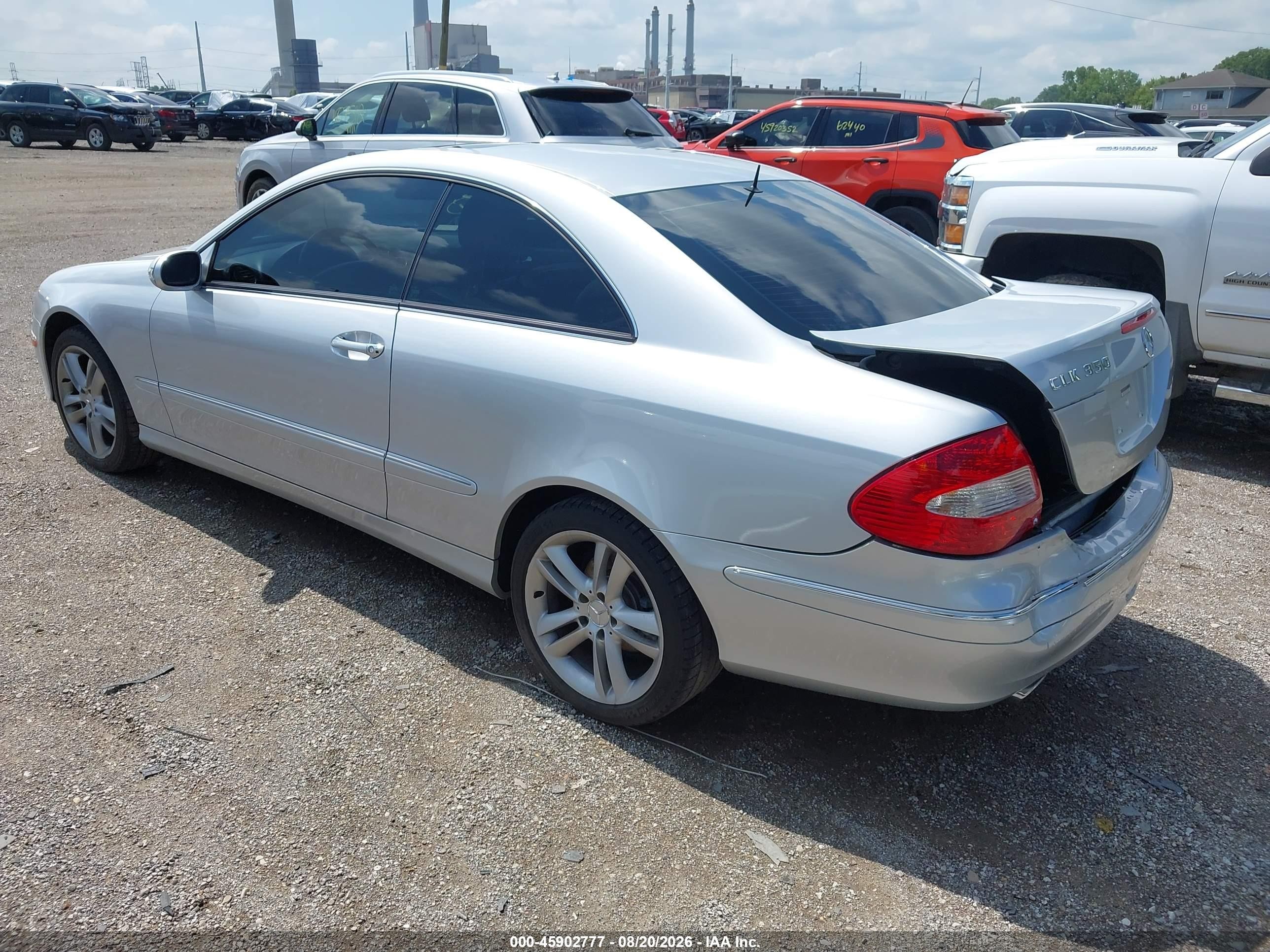 2006 Mercedes-benz Clk 350   Silver vin: WDBTJ56J56F173590