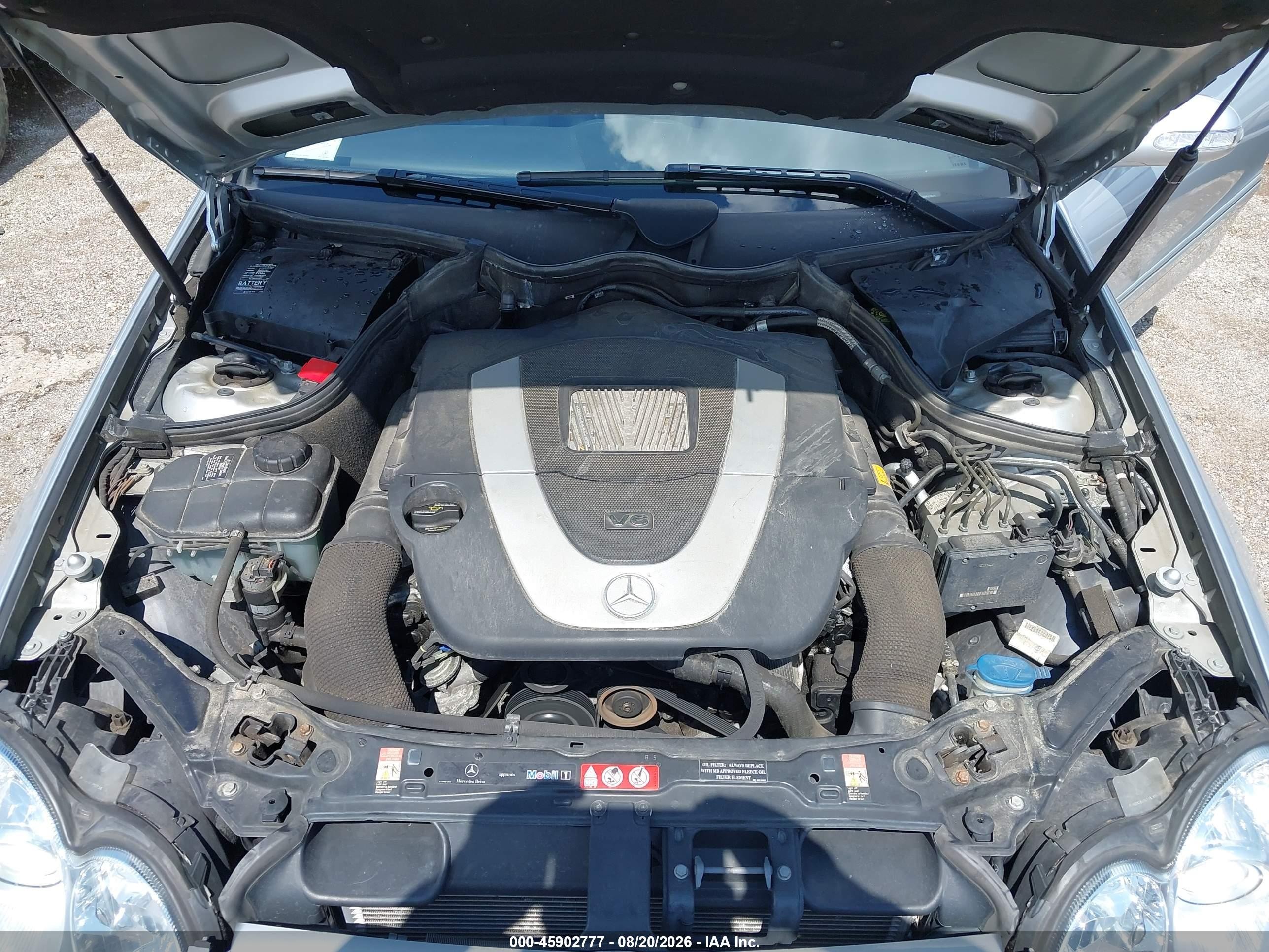 2006 Mercedes-benz Clk 350   Silver vin: WDBTJ56J56F173590