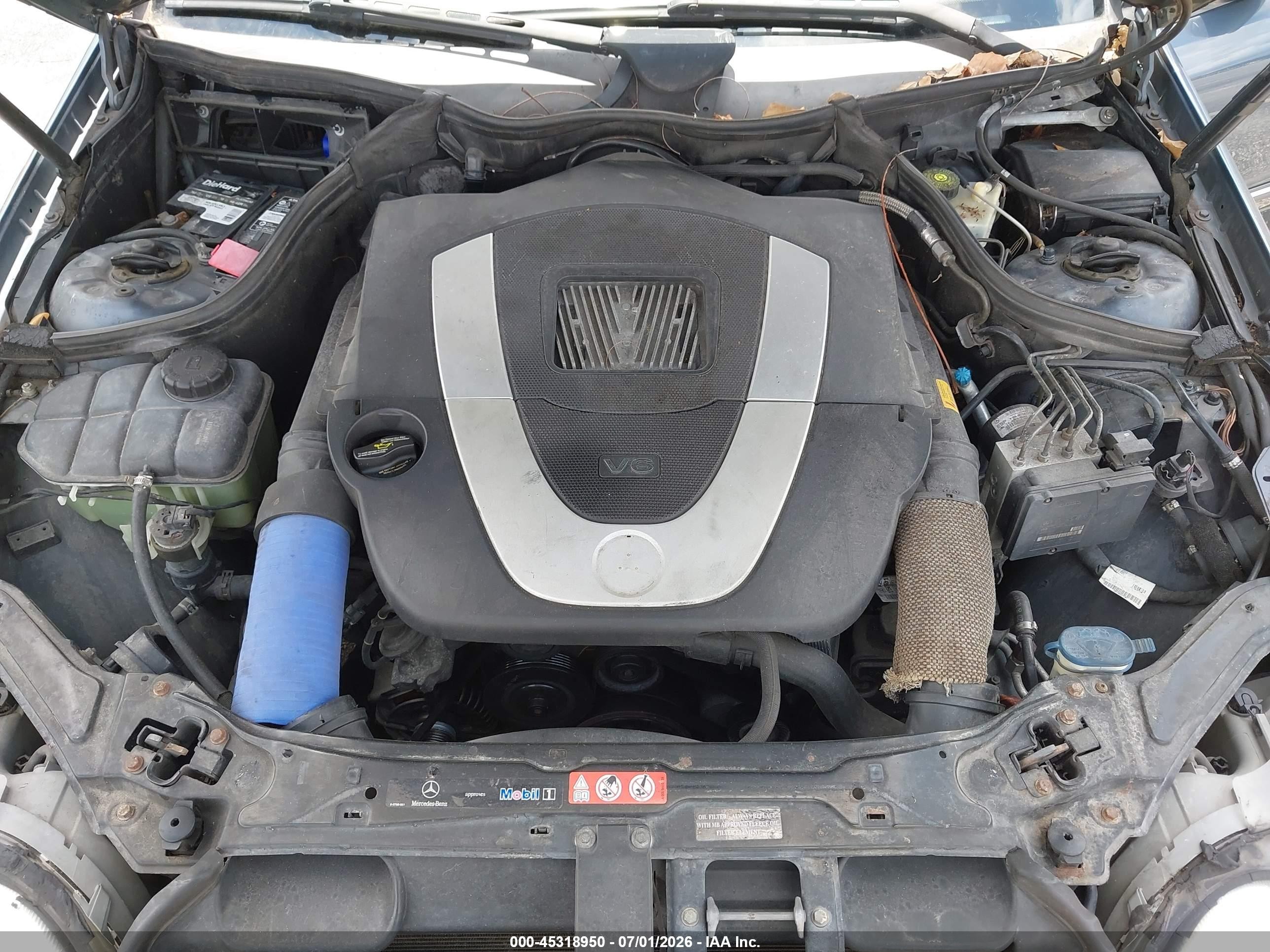 2006 Mercedes-benz Clk 350   Blue vin: WDBTJ56J86F189654