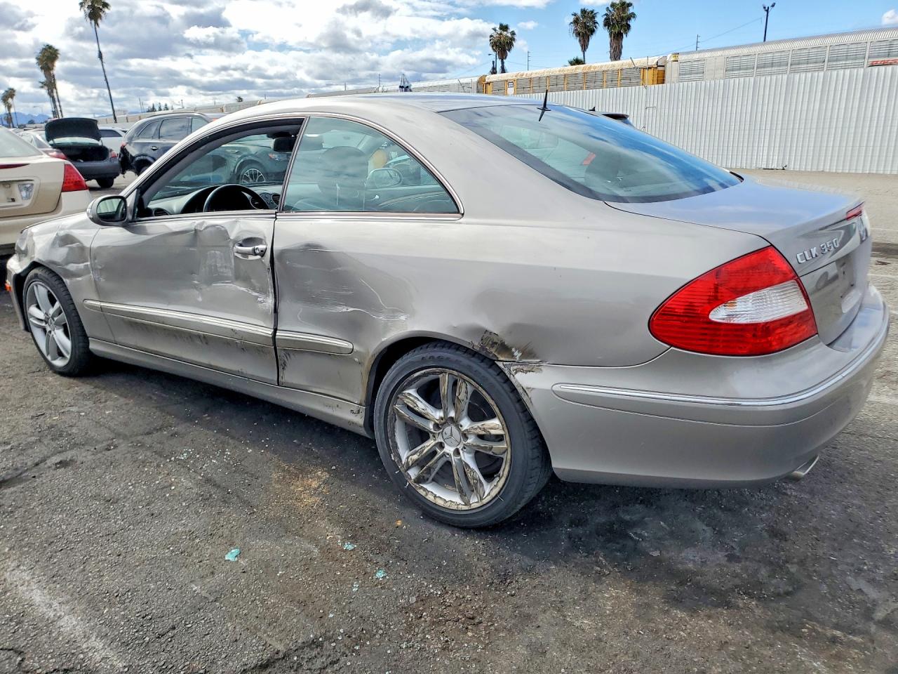 2006 Mercedes-benz Clk 350 Gray vin: WDBTJ56J86F196670