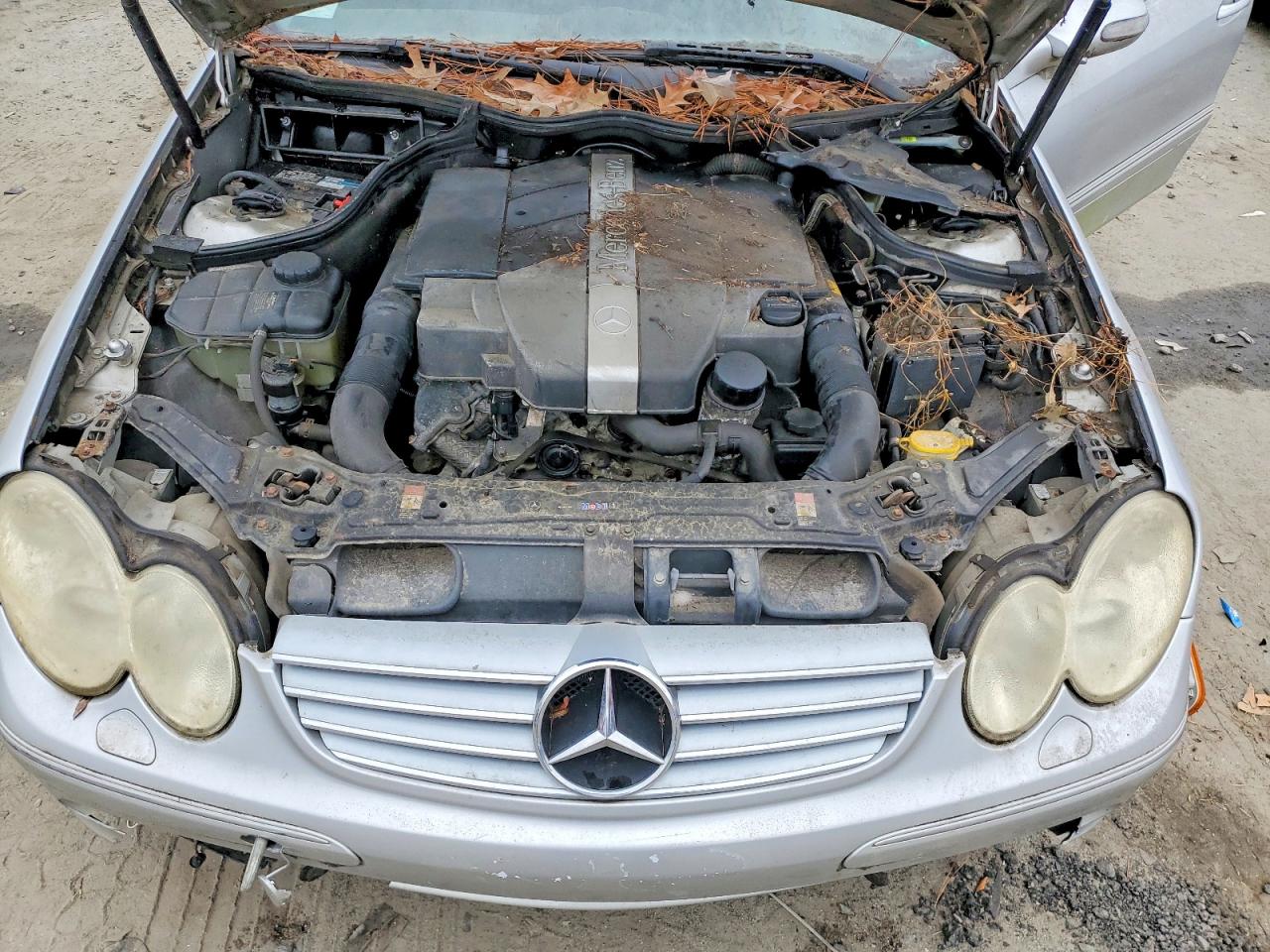 2003 Mercedes-benz Clk 320c Silver vin: WDBTJ65J03F016181