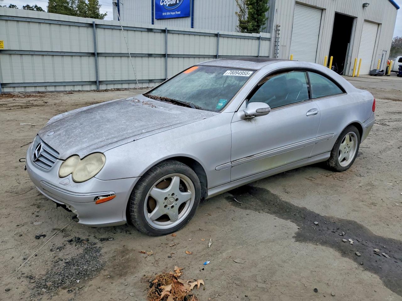 2003 Mercedes-benz Clk 320c Silver vin: WDBTJ65J03F016181
