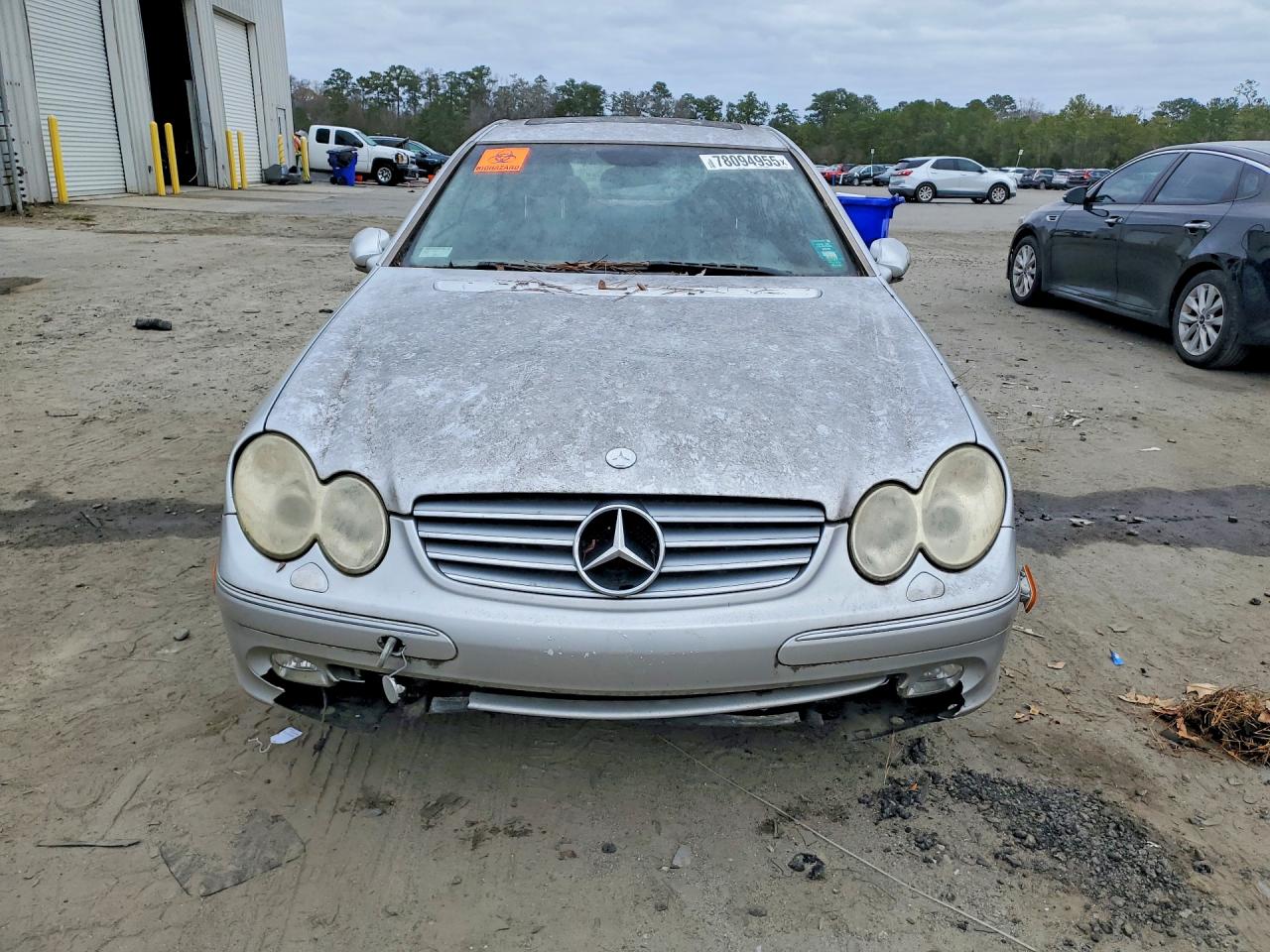 2003 Mercedes-benz Clk 320c Silver vin: WDBTJ65J03F016181