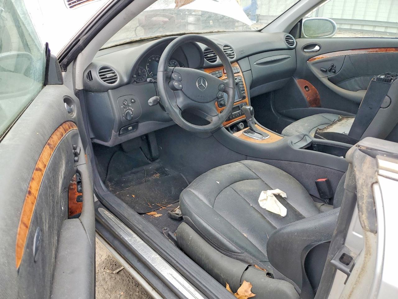 2003 Mercedes-benz Clk 320c Silver vin: WDBTJ65J03F016181