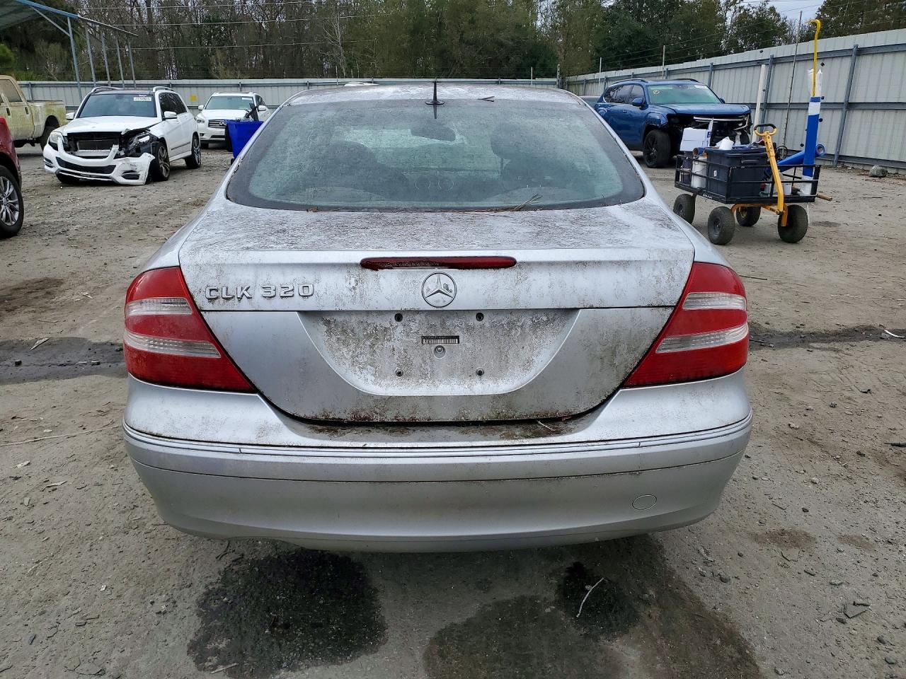 2003 Mercedes-benz Clk 320c Silver vin: WDBTJ65J03F016181