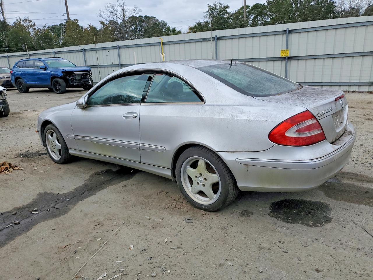 2003 Mercedes-benz Clk 320c Silver vin: WDBTJ65J03F016181