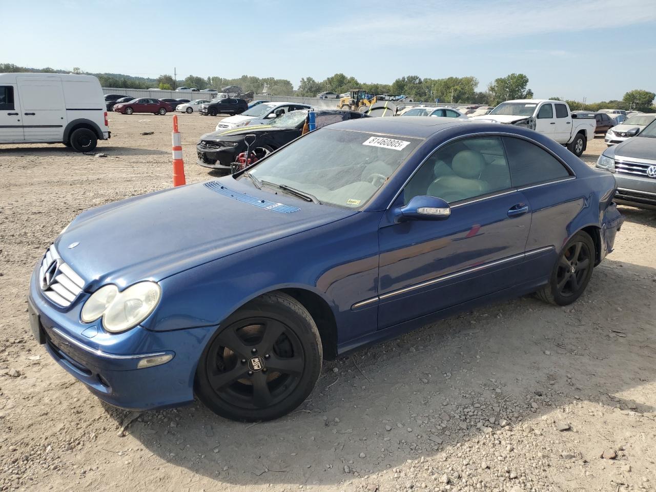 2003 Mercedes-benz Clk 320c Blue vin: WDBTJ65J03F034969
