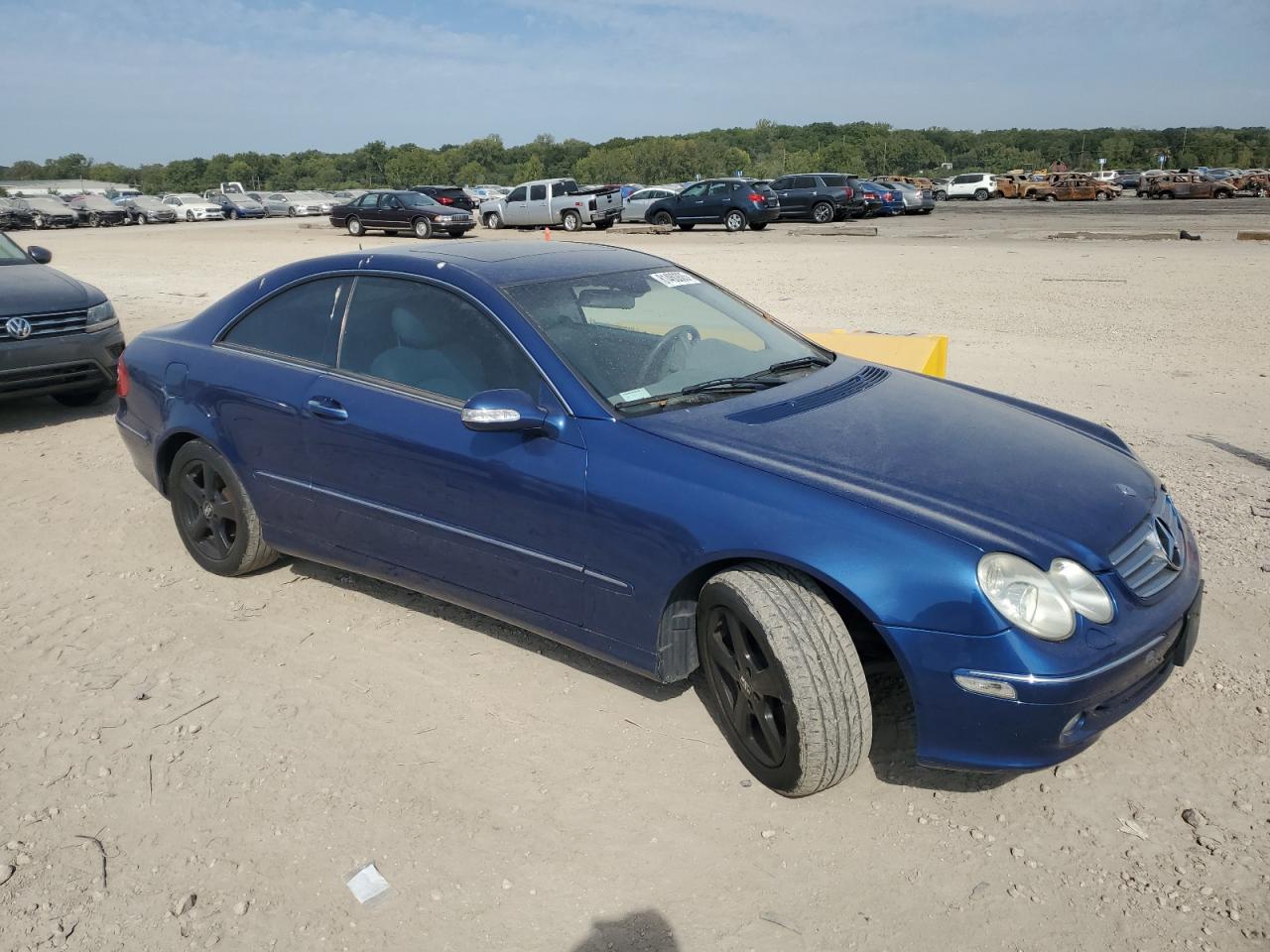 2003 Mercedes-benz Clk 320c Blue vin: WDBTJ65J03F034969